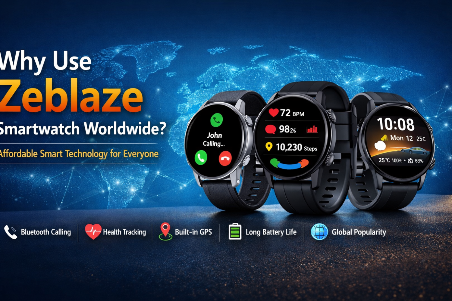 Why Use Zeblaze Smartwatch Worldwide?